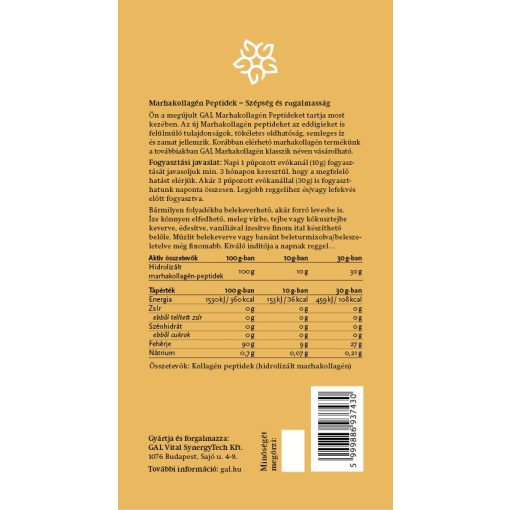 GAL Marhakollagén peptidek Argentin