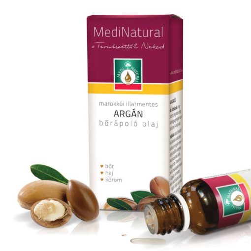 MediNatural marokkói Argán bőrápoló olaj (illatmentes) 20ml