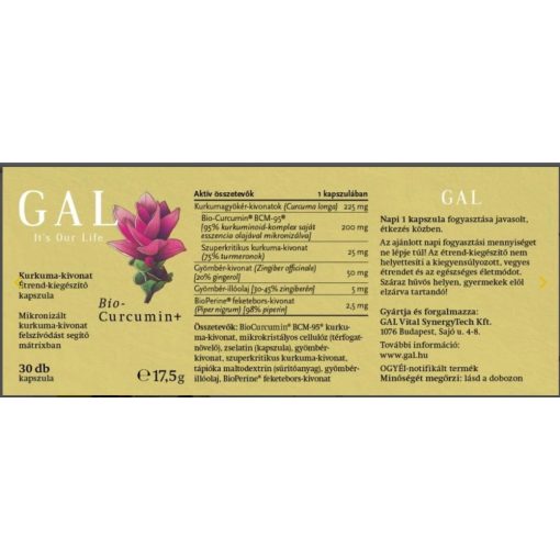 GAL Biocurcumin+ 30db